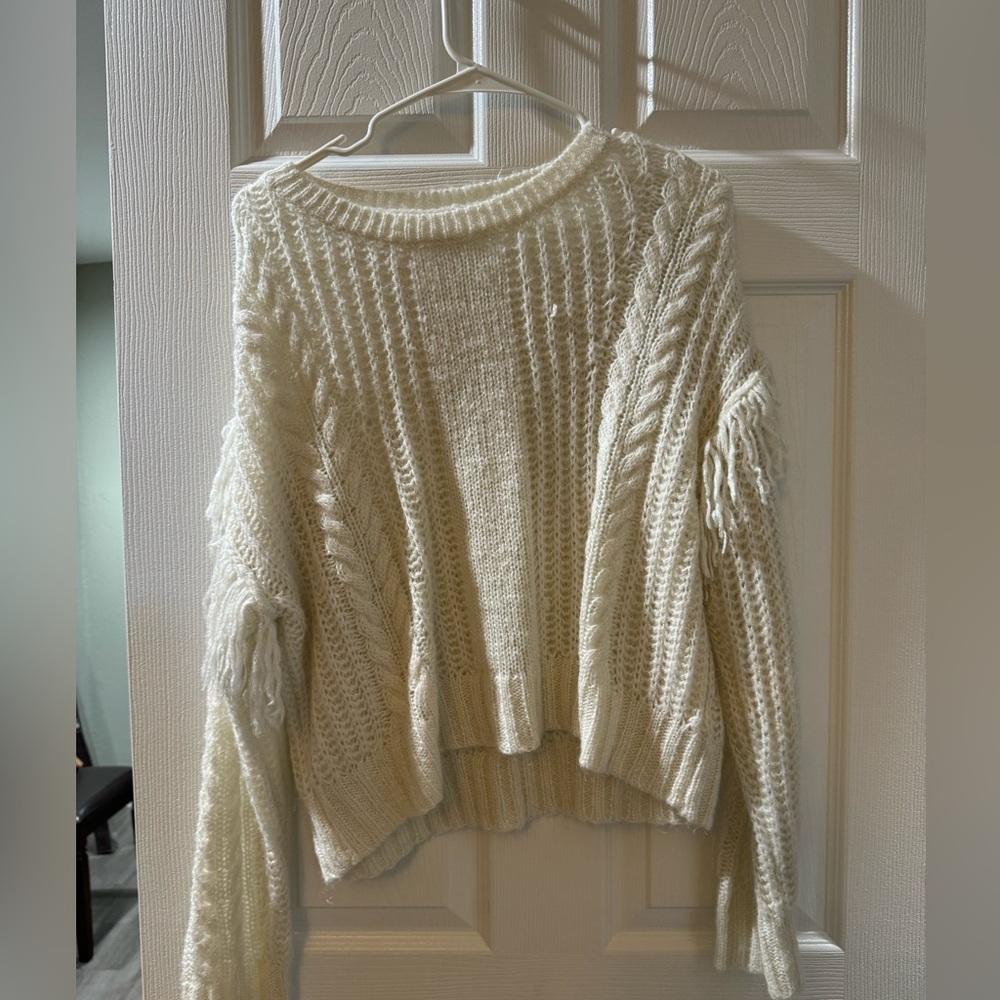 Cute white sweater